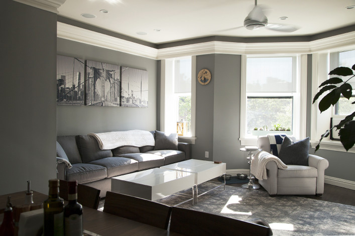 Sun drenched living room