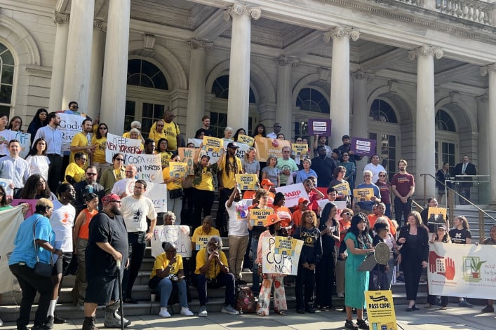 Rally ahead of COPA hearing