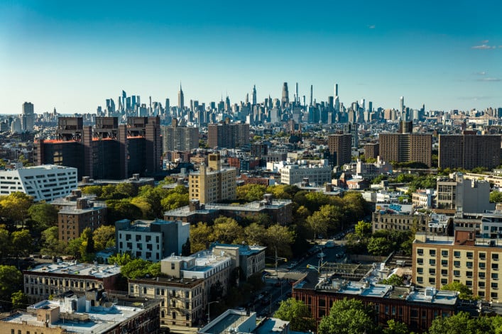 Aerial View of Bedford-Stuyvesant