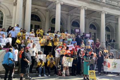 Rally ahead of COPA hearing