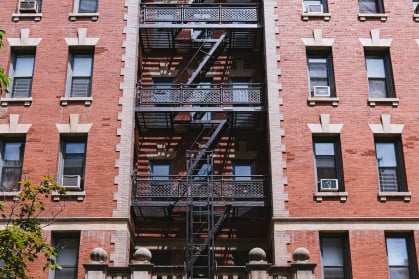 Brown and black concrete building