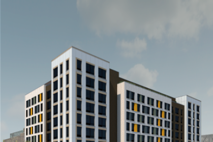 A rendering of 437 Euclid Ave. in East New York, Brooklyn. A rendering of 437 Euclid Ave. in East New York, Brooklyn.