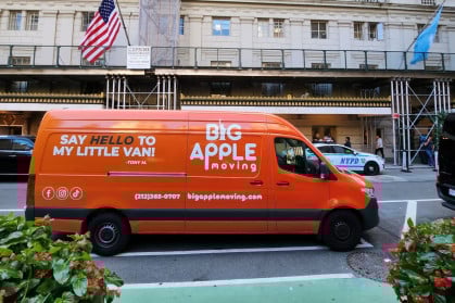 big apple moving van