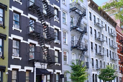 Apartment buildings on the Upper East Side of Manhattan