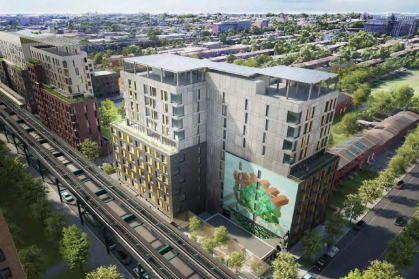 New senior development at 350 Livonia Ave. in Brownsville