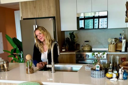 Jodie in her Coney Island kitchen