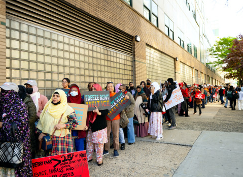 Renters rallied before the RGB vote