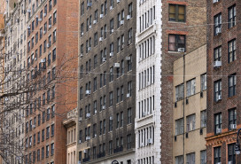 Manhattan apartment building facades