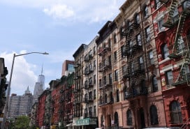 Apartment buildings in Lower Manhattan