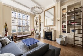 two-bedroom, three-bath co-op at 14 East 75th Street in Lenox Hill