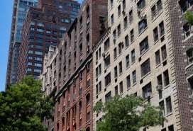 Residential buildings in NYC