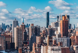 Residential towers in Manhattan