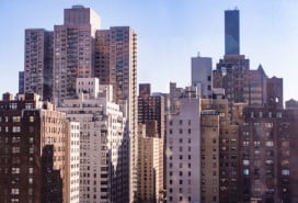 Manhattan Midtown Skyline View From the East River