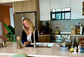 Jodie in her Coney Island kitchen
