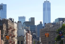 Apartment buildings in Lower Manhattan