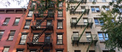 image of New York City apartment buildings