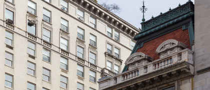 Upper East side buildings, close up