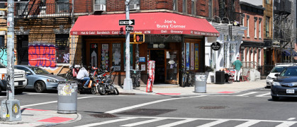 Sandwich snack shop "Joe's Busy Corner" on Driggs Ave, Brooklyn - Williamsburg