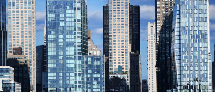 View of Upper Manhattan towers