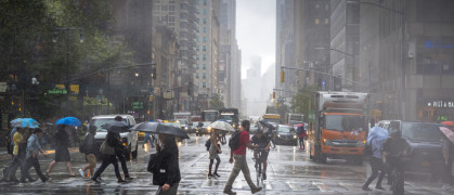 NYC rainy dy