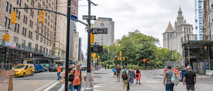 Street life in Manhattan, New York City