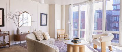 Model Apt designed by Brownstone Boys_3.jpg Model apartment at 595 Dean Street
