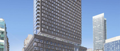 A rendering of the 27-story building in the Dutch Kills section of Long Island City.
