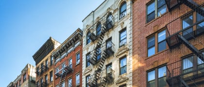 Apartment buildings in Little Italy