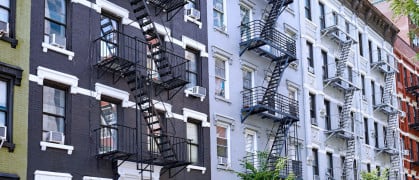 Apartment buildings on the Upper East Side of Manhattan