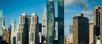 Manhattan waterfront condo buildings