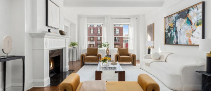 three-bedroom prewar co-op on Park Avenue, listed for $3.795 million. 