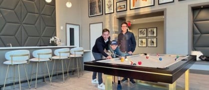 Terry and Bryan with their son