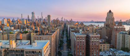 Apartment buildings on the Upper West Side