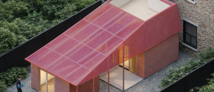 An ADU designed for a roof deck.