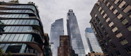 Condo buildings near Hudson Yards