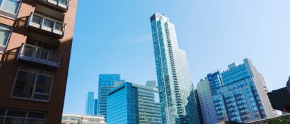 New residential buildings in Long Island City, Queens