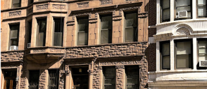 The 1891 Frank and Elizabeth Larom House at 219 West 78th St.