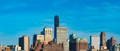 Residential towers in Brooklyn
