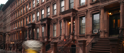 Harlem brownstones
