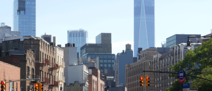 Apartment buildings in Lower Manhattan