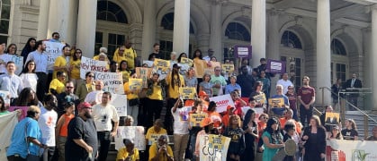 Rally ahead of COPA hearing