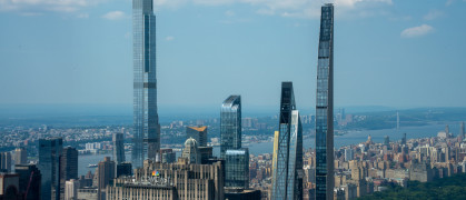 Luxury residential towers on Billionaires Row
