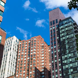 Apartment buildings in Lower Manhattan