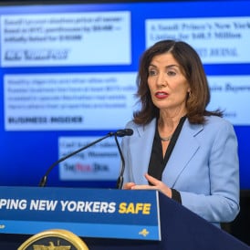Governor Kathy Hochul announces proposed a pied-à-terre tax