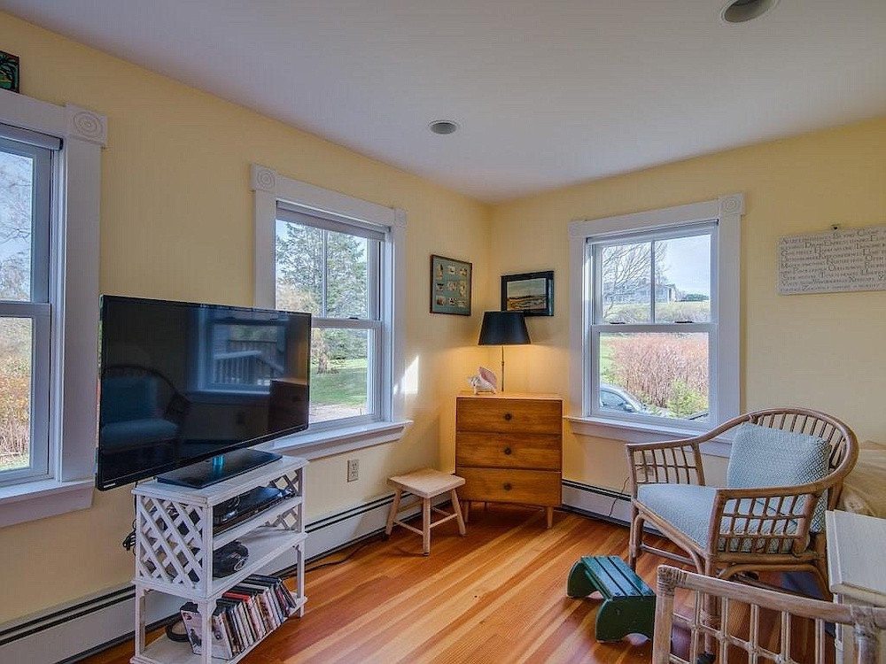 A sunny yearround cottage on Block Island, which is protected from