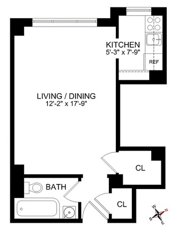 A Murray Hill studio for the quiet minimalist for 395,000