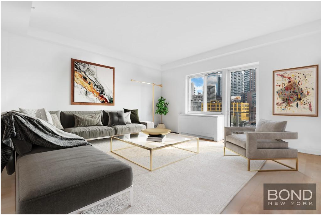 a two-bedroom, two-and-a-half-bath condo, 534 West 42nd St., #PH8, in Hell's Kitchen