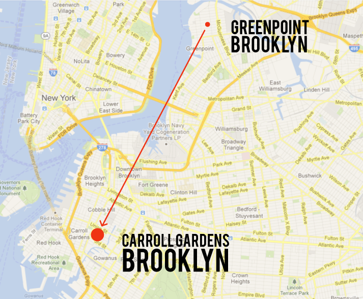 Greenpoint to Carroll Gardens Better transportation, more charming