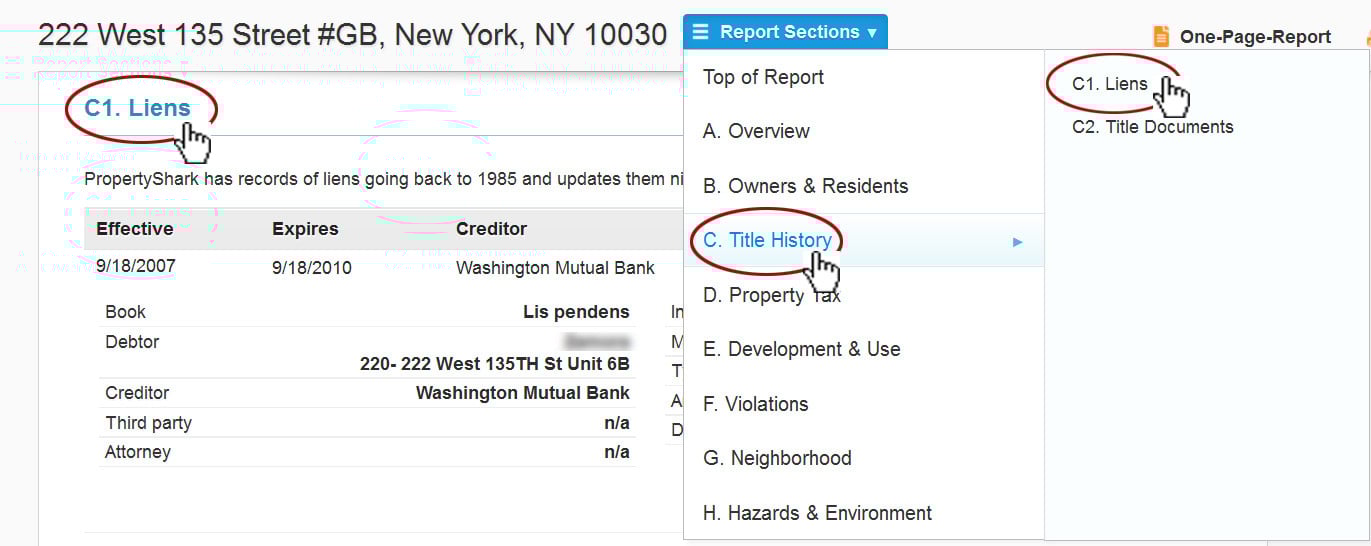 PropertyShark QuickTip How to check for liens before you make an offer