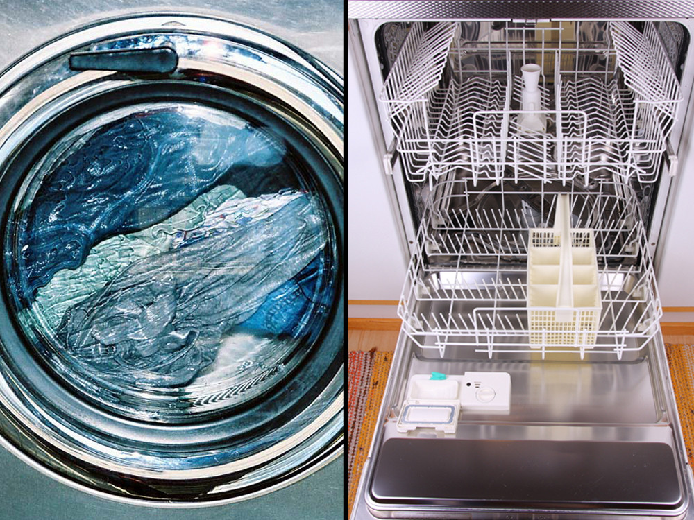 Would you rather live in an apartment with a washer/dryer or a dishwasher?